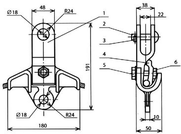 Седло одинарное под серьгу КС-008 Седло одинарное под серьгу КС-008